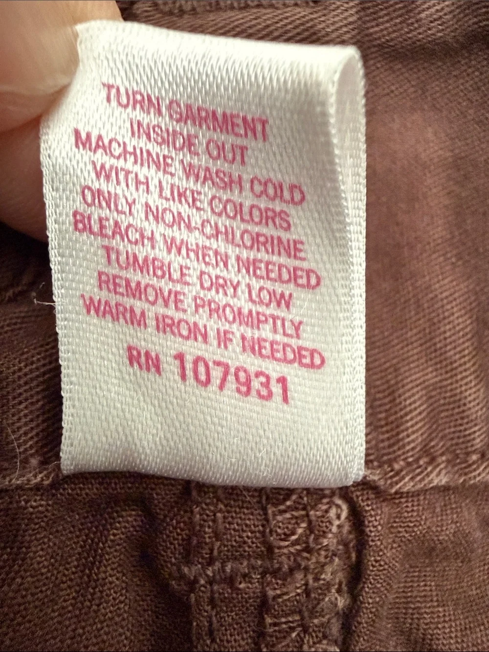 Justice Brown Cargo Pocket Skirt, Size 14